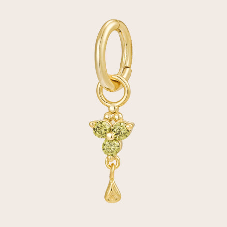 Birthstone Charm Gold