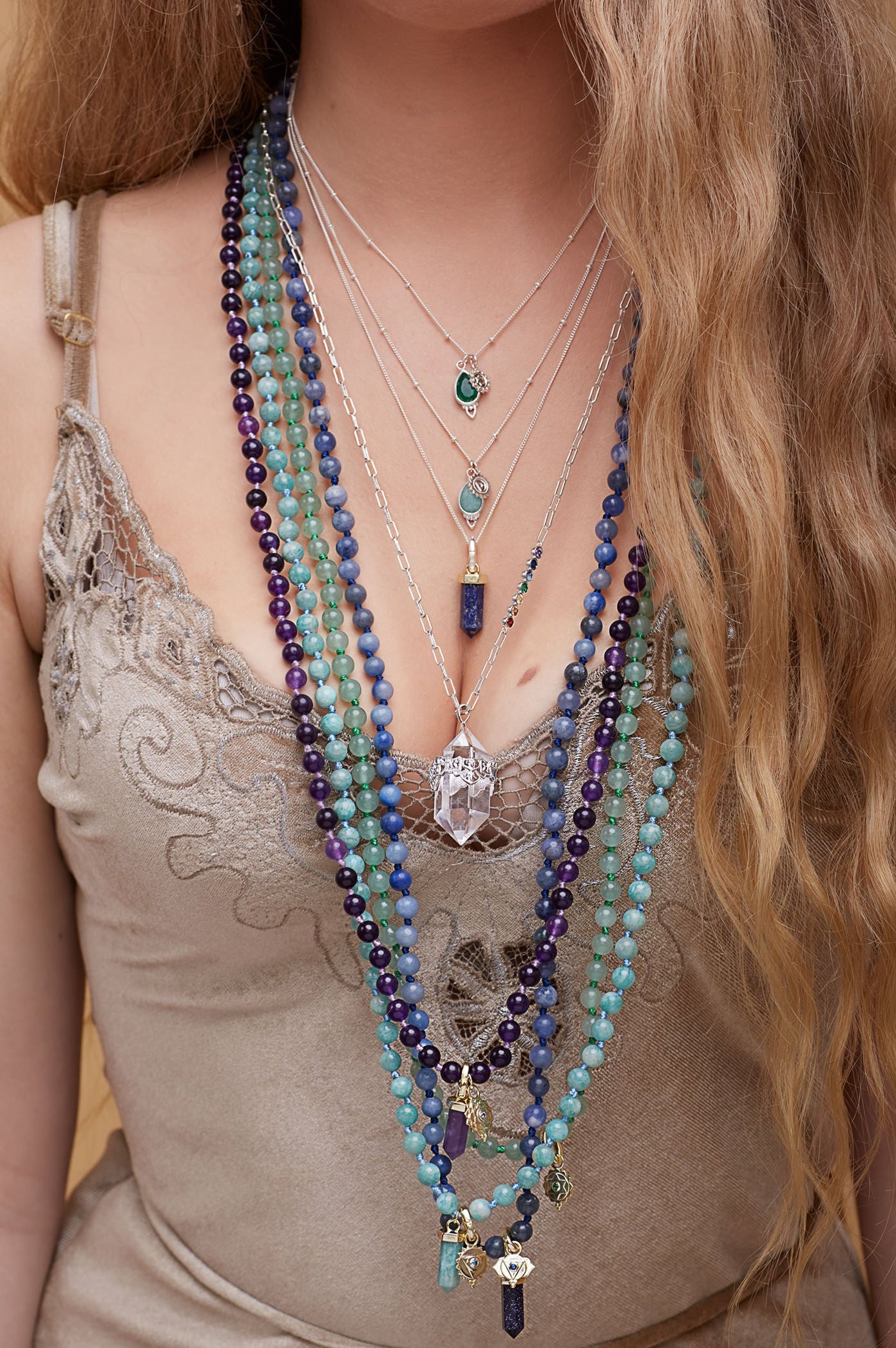 All Aligned Necklace - Silver