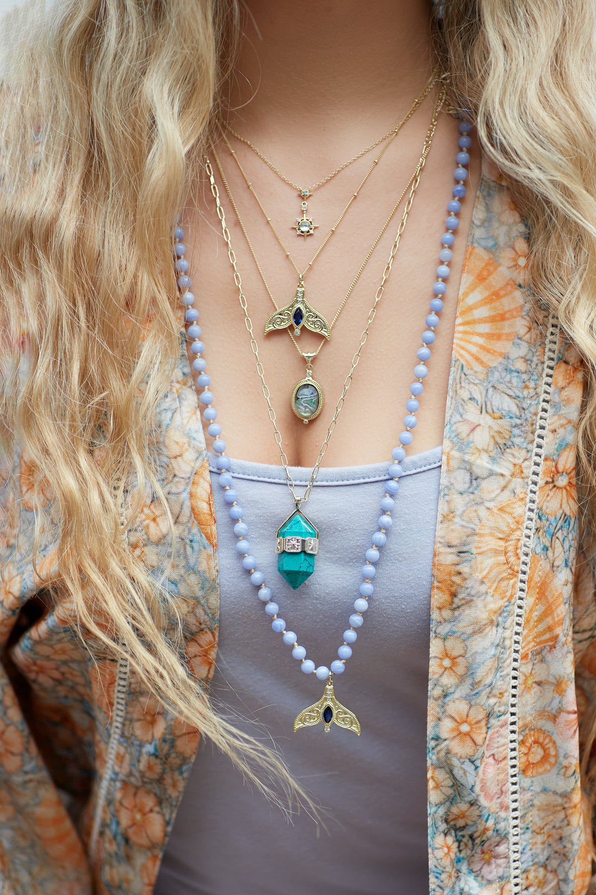 Gold Navigator Necklace