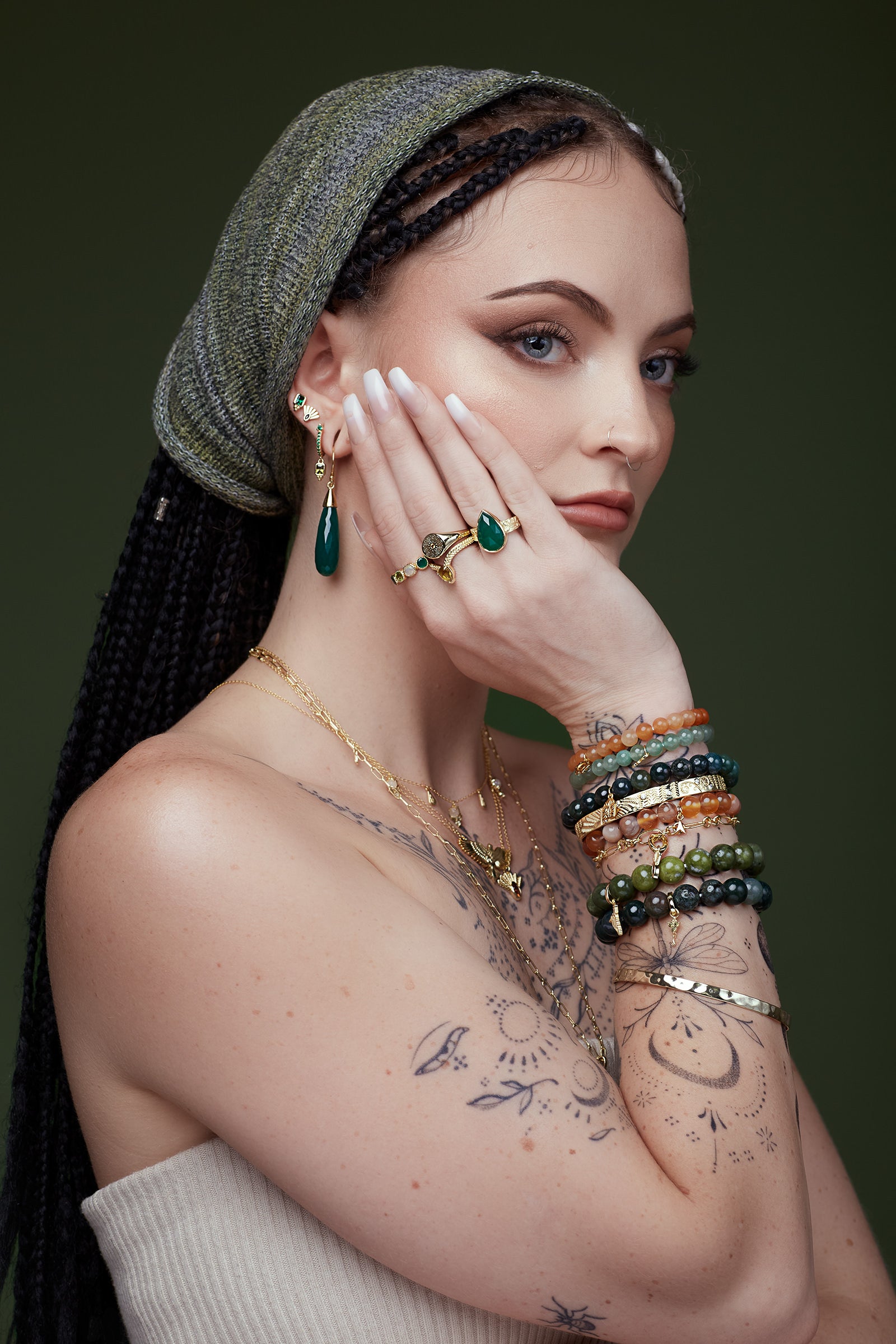 Grounded Earrings - Gold