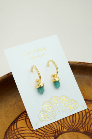 Balance Intention Hoops - Gold