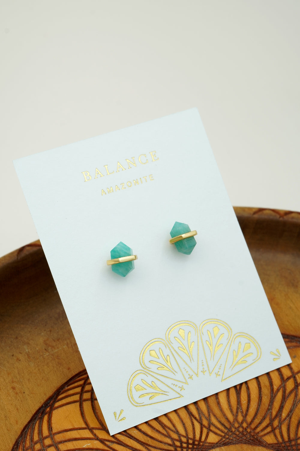 Balance Intention Studs - Gold