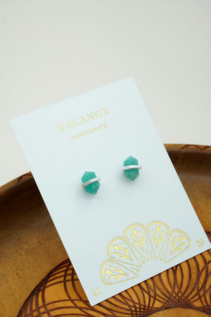 Balance Intention Studs - Silver