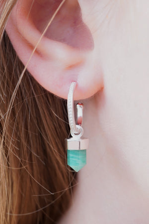 Balance Intention Hoops - Silver
