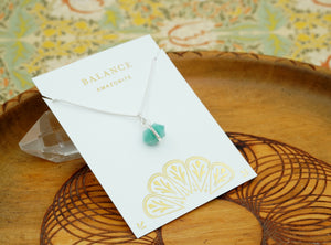 Balance Intention Necklace - Silver