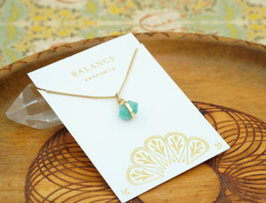 Balance Intention Necklace - Gold