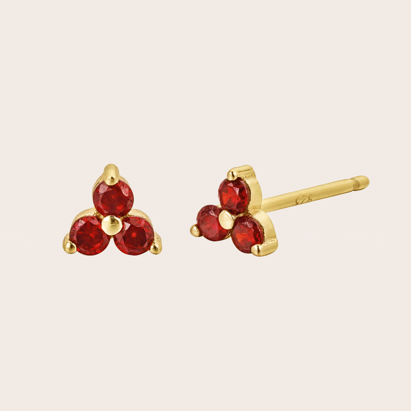 FREE Gold Birthstone Studs