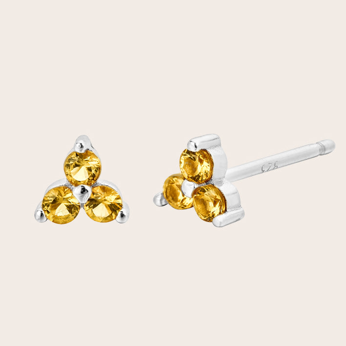 FREE Silver Birthstone Studs