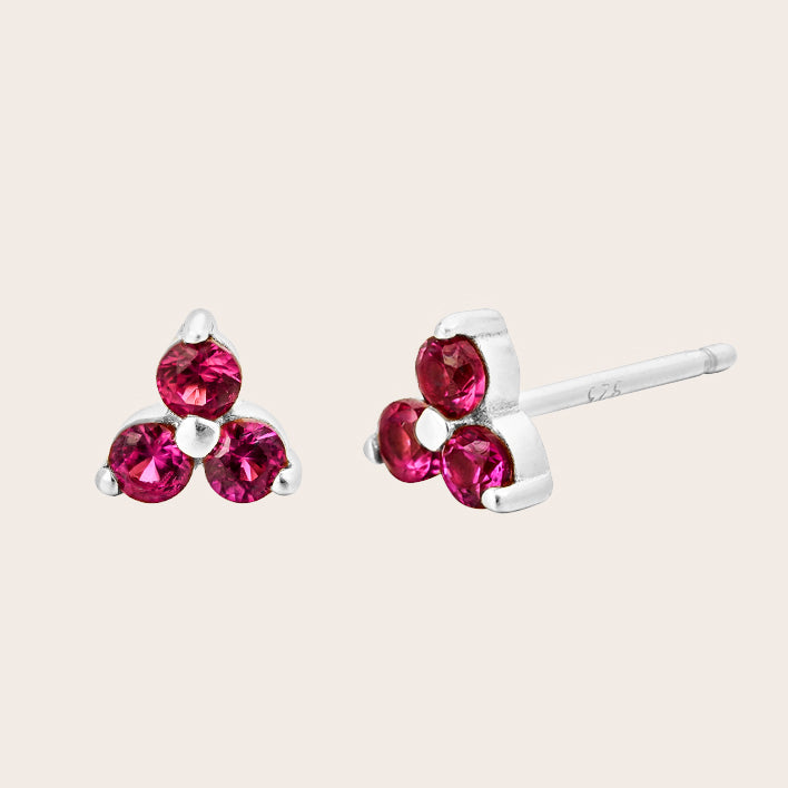 FREE Silver Birthstone Studs