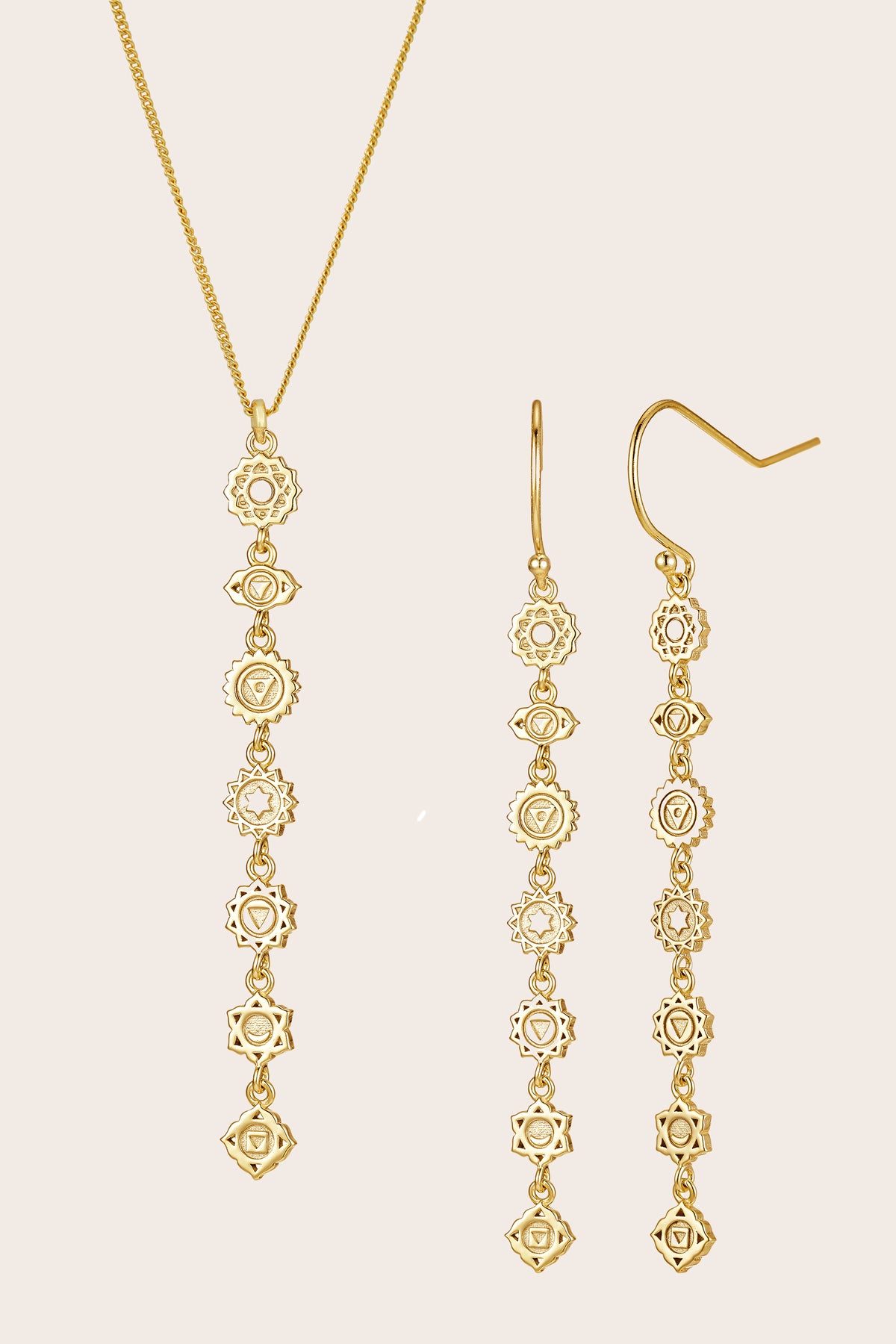 Seven Chakras Gift Set - Gold