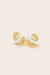yellow citrine abundance crystal studs in silver