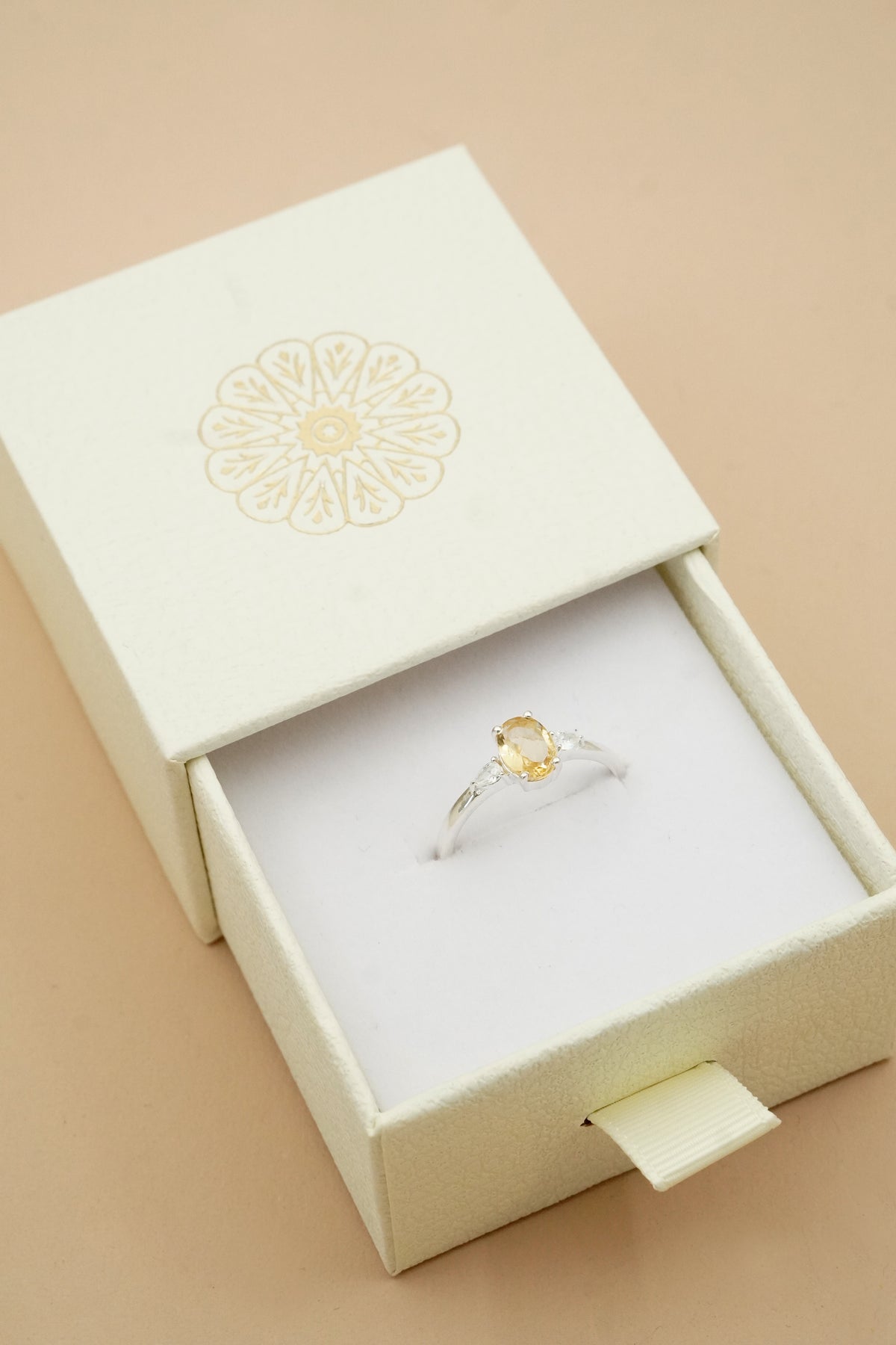 November Birthstone Ring - Silver