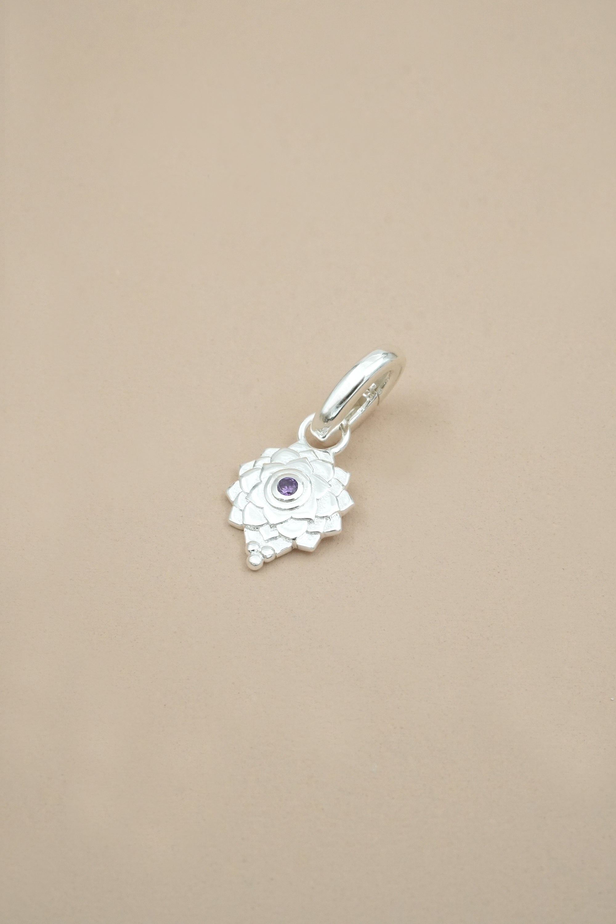 Crown Chakra Charm - Silver
