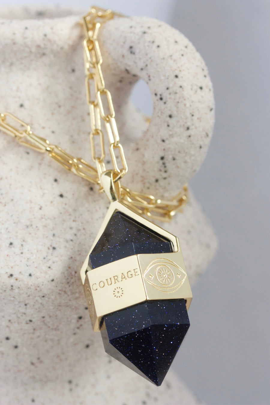 Guardian of the Night Necklace - Gold