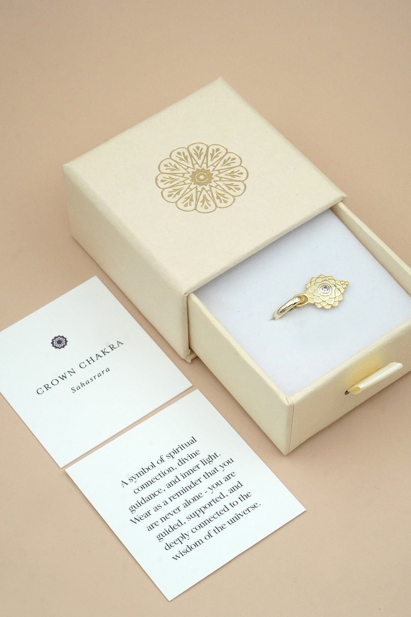 Crown Chakra Charm - Gold
