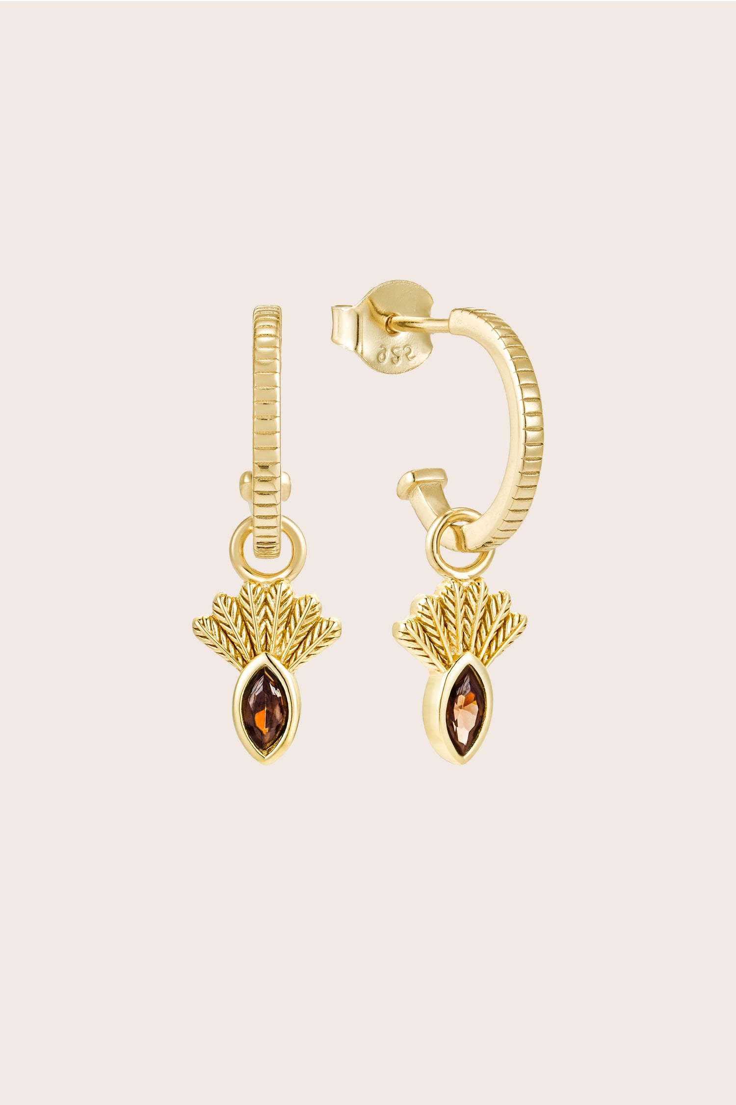 Fantail Messenger Hoops Brown - Gold