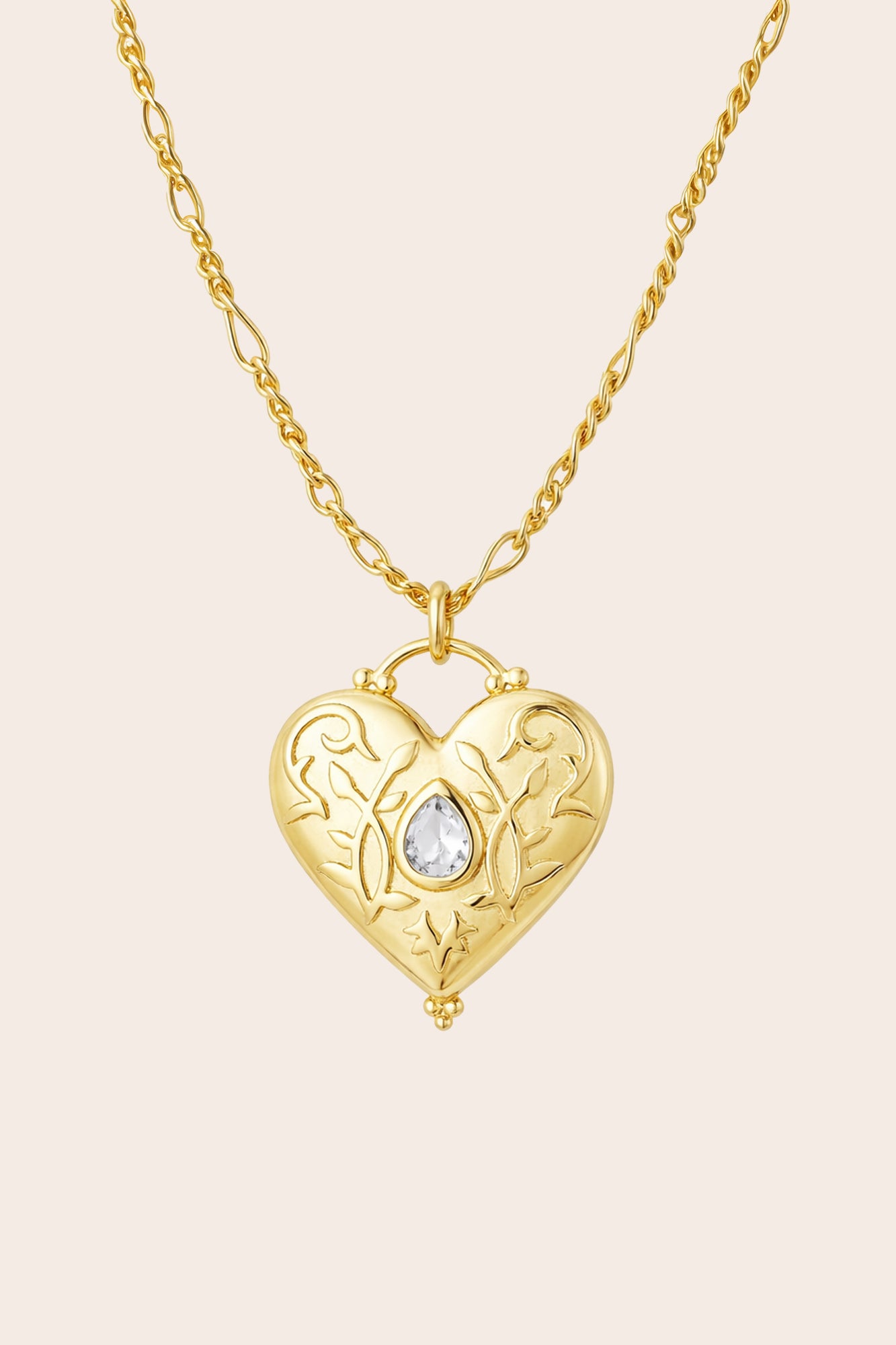 Flourish Locket - Gold