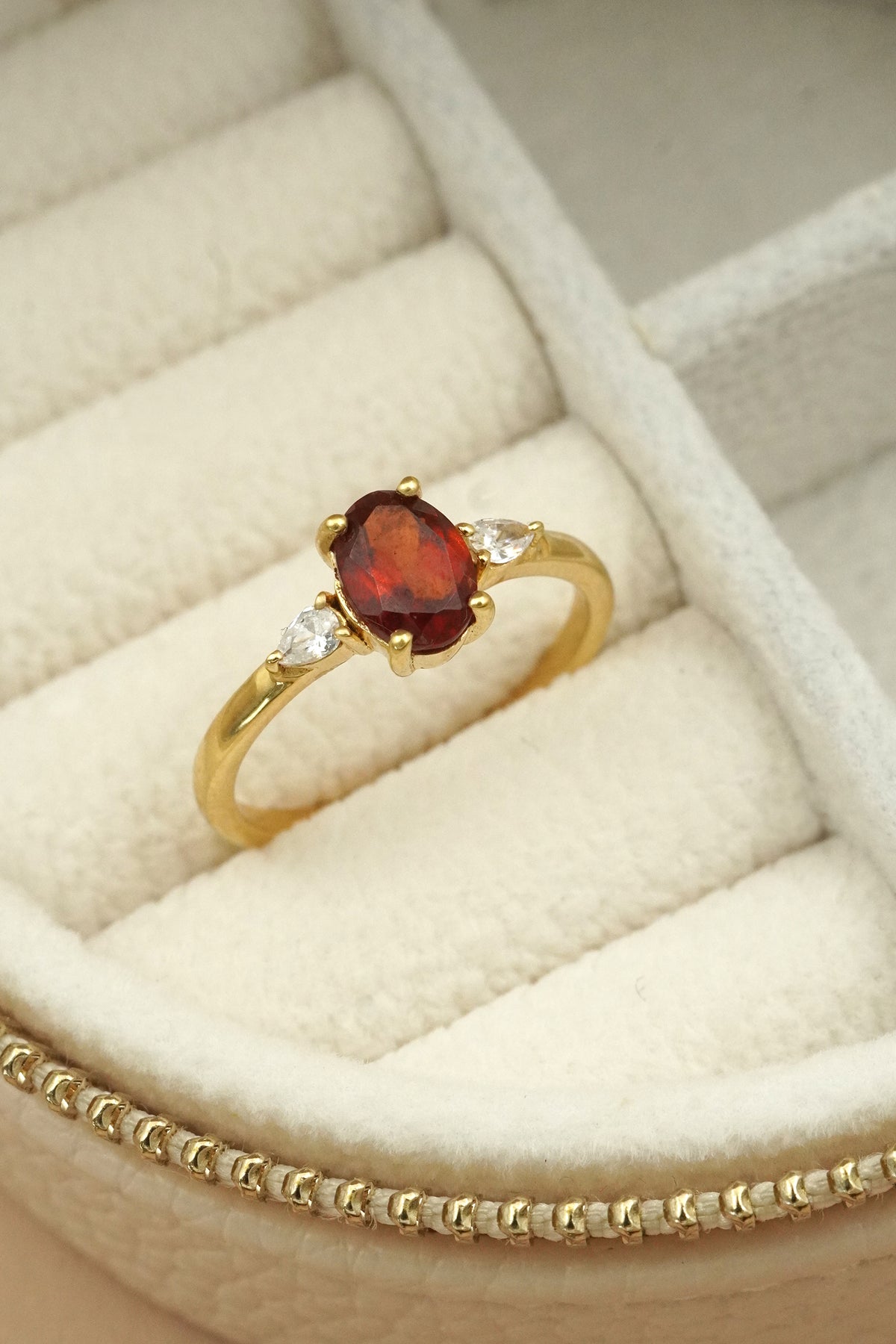 January Birthstone Ring - Gold