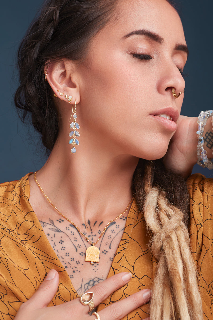 Cancer zodiac necklace gold sale