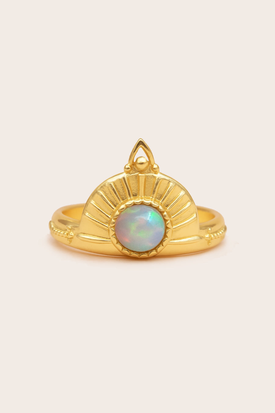 Be The Light Opal Ring - Gold