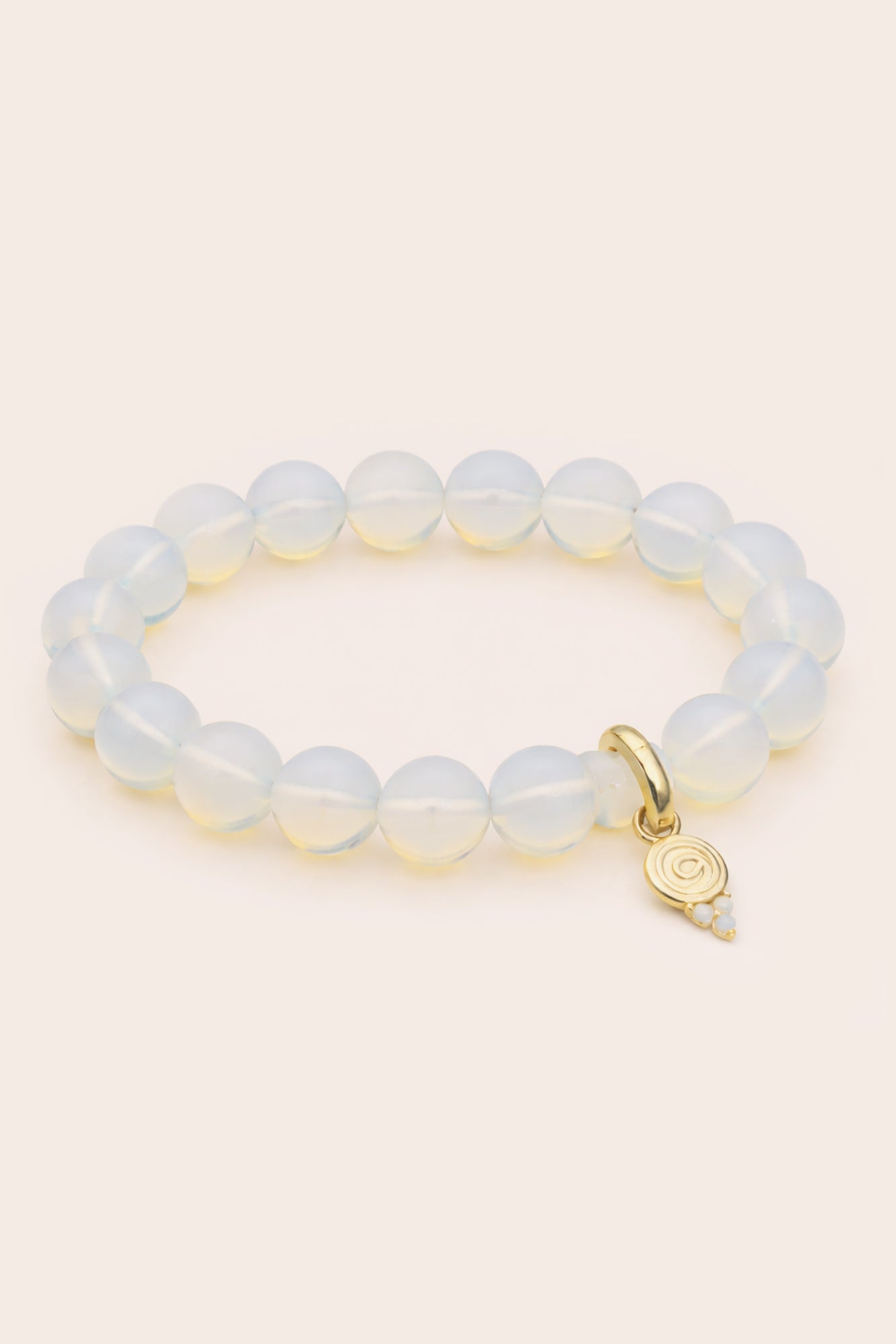 Opalite Gratitude Bracelet - Gold