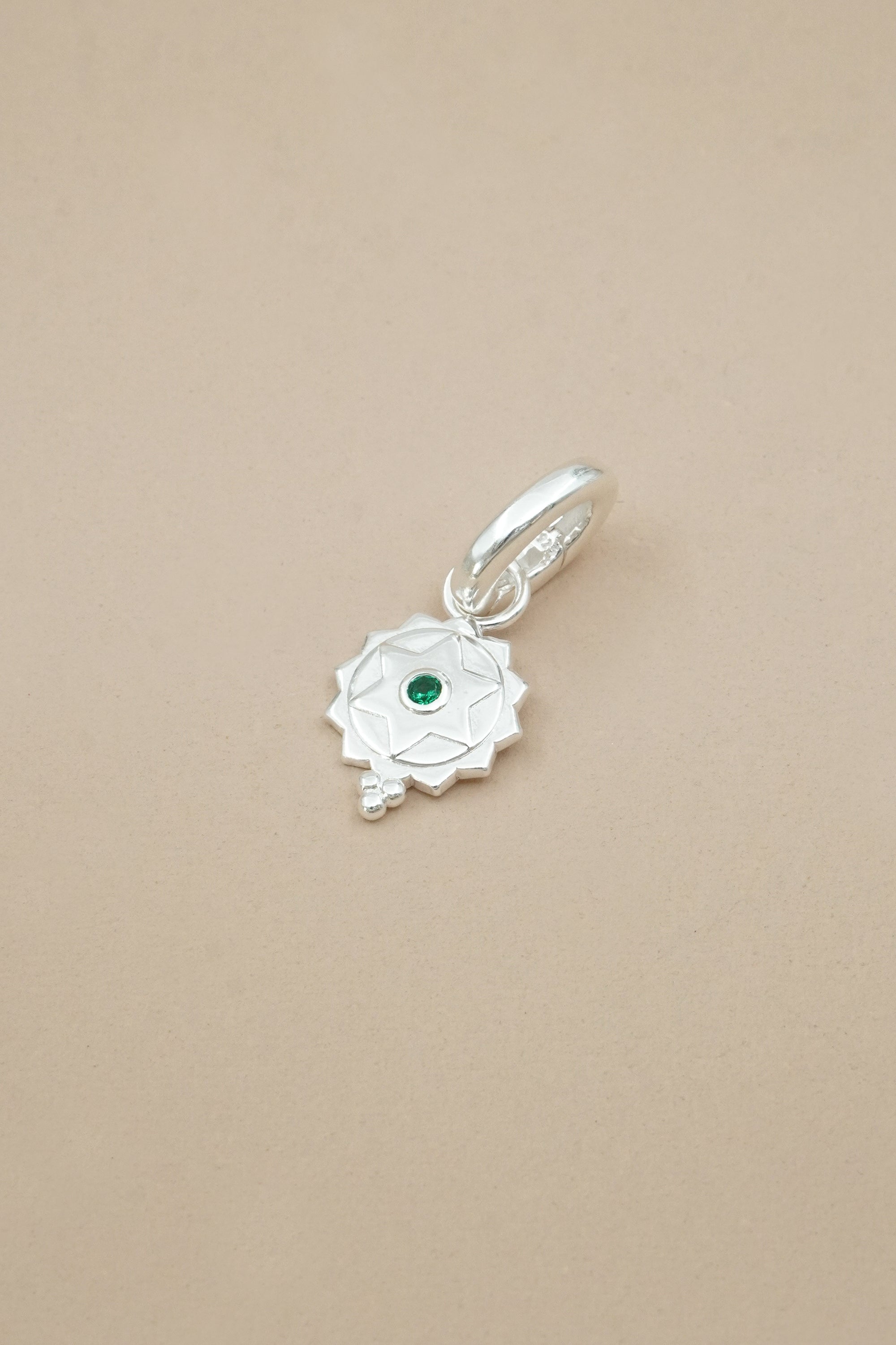 Heart Chakra Charm - Silver