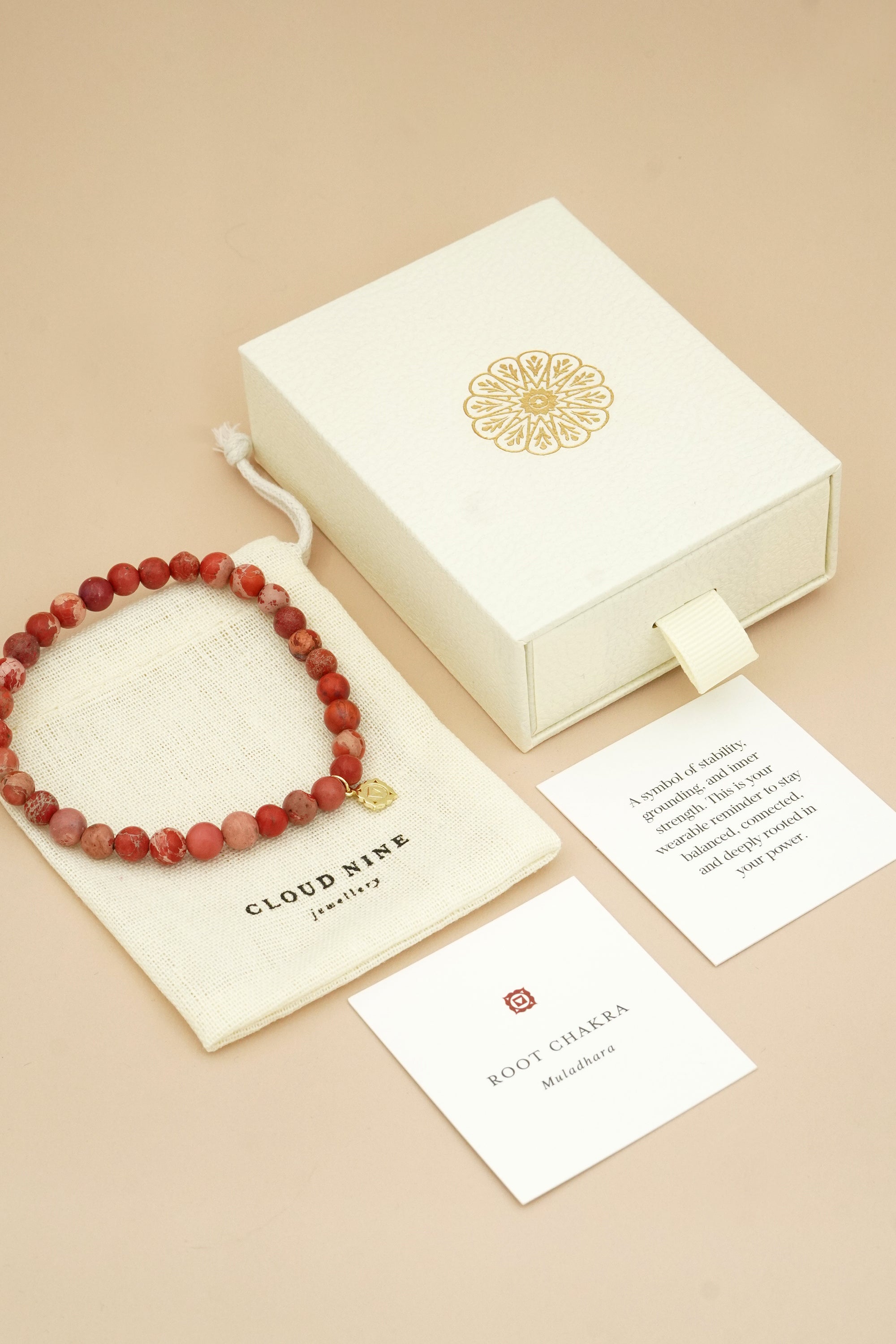 Root Chakra Bracelet Gold