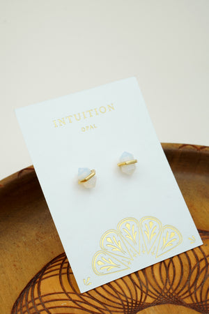 Intuition Intention Studs - Gold