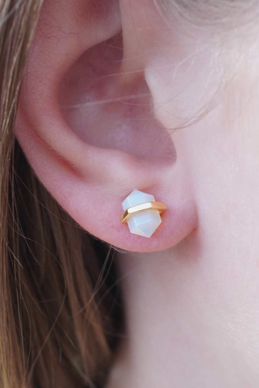 Intuition Intention Studs - Gold