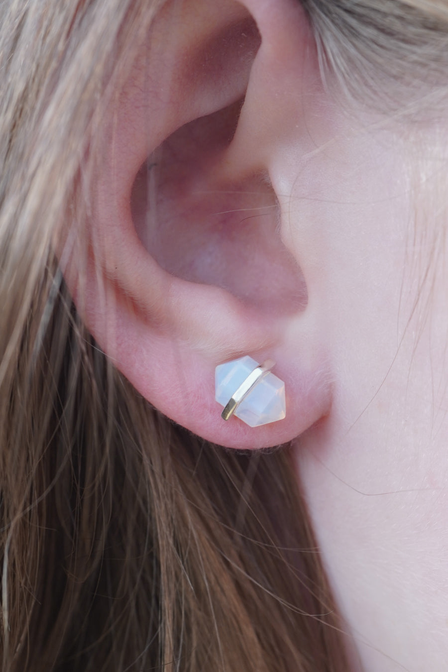 Intuition Intention Studs - Silver
