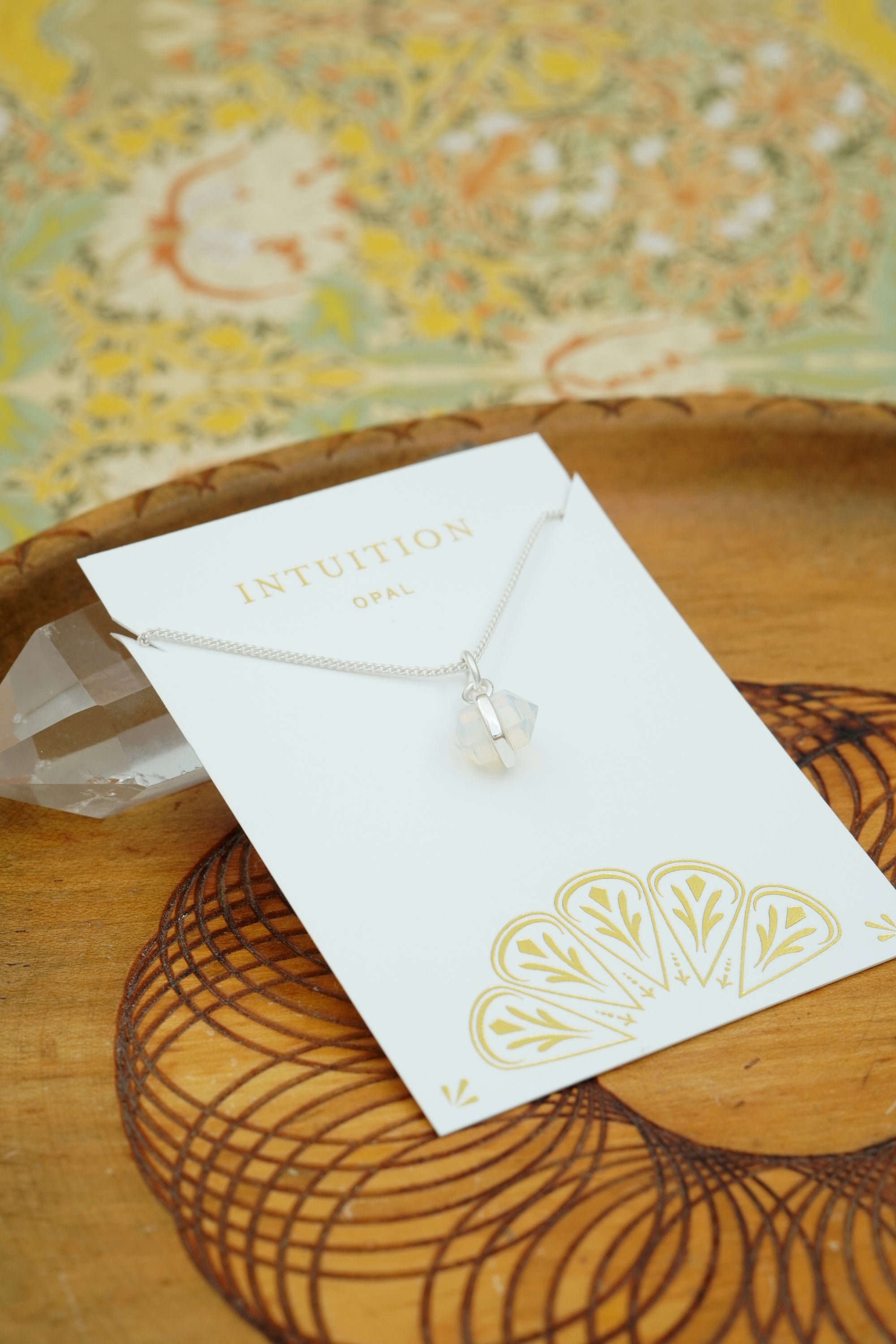 Intuition Intention Necklace - Silver