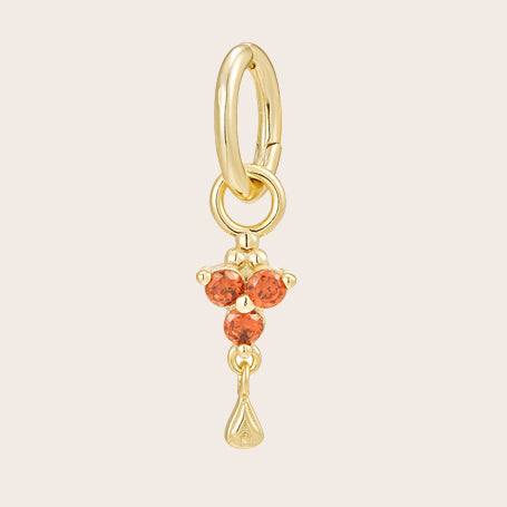 Birthstone Charm Gold