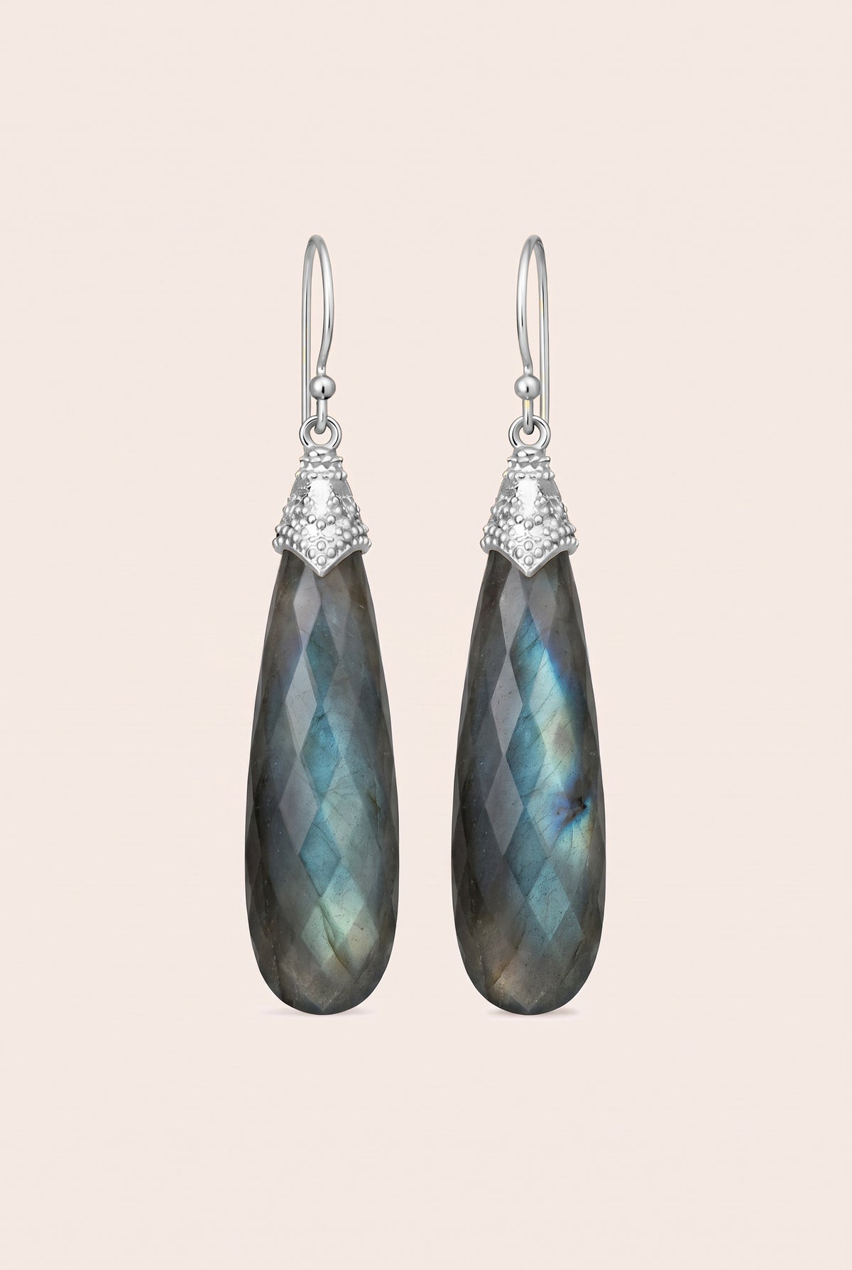 Silver Labradorite Mystique Earrings