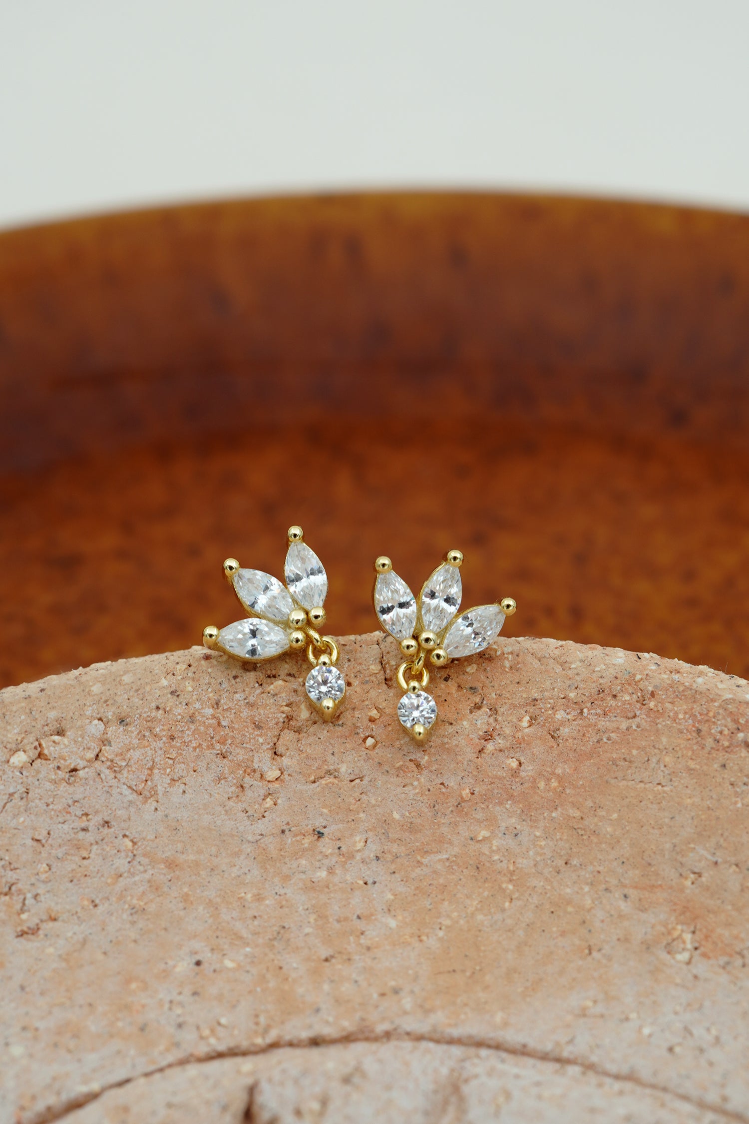 Lotus Studs - Gold