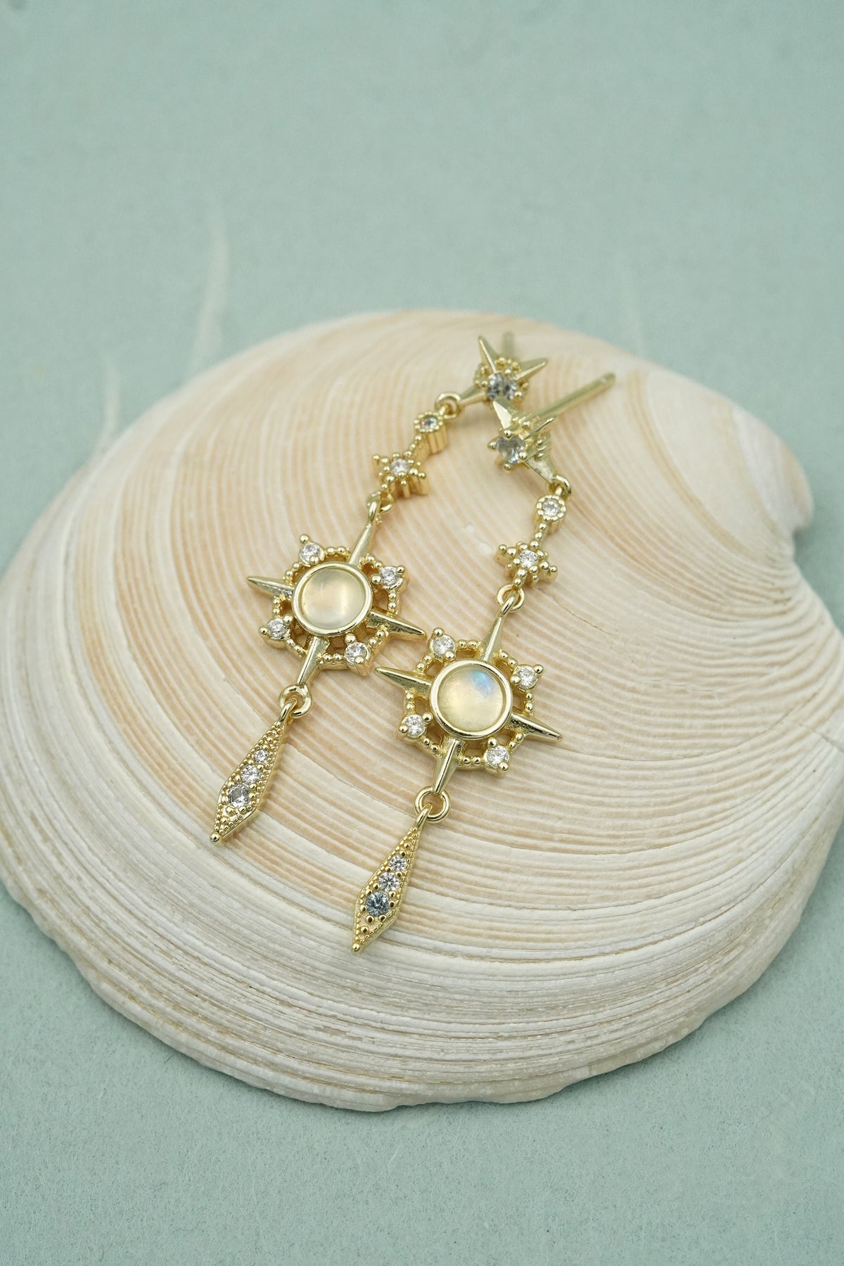Gold Navigator Earrings