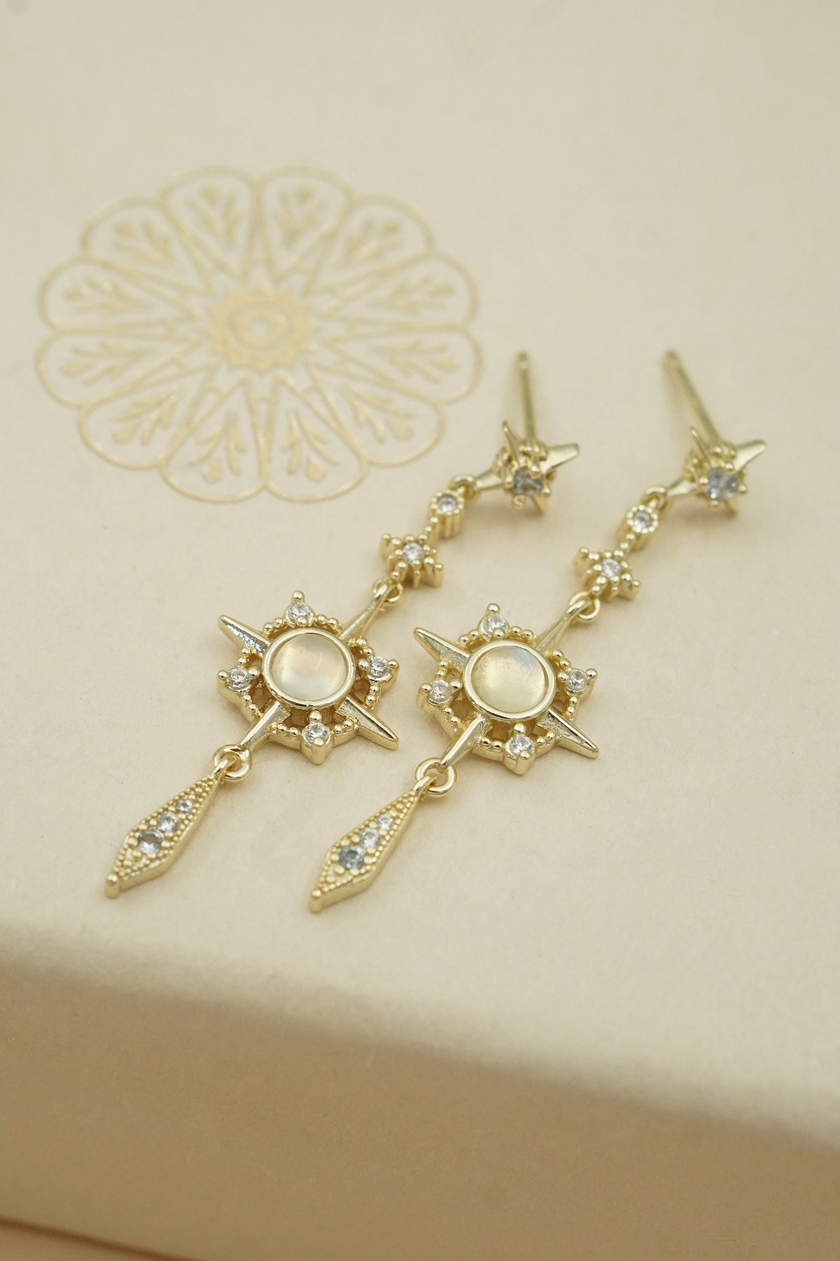 Gold Navigator Earrings