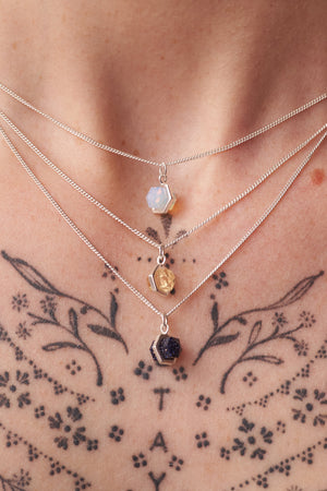 Protection Intention Necklace - Gold
