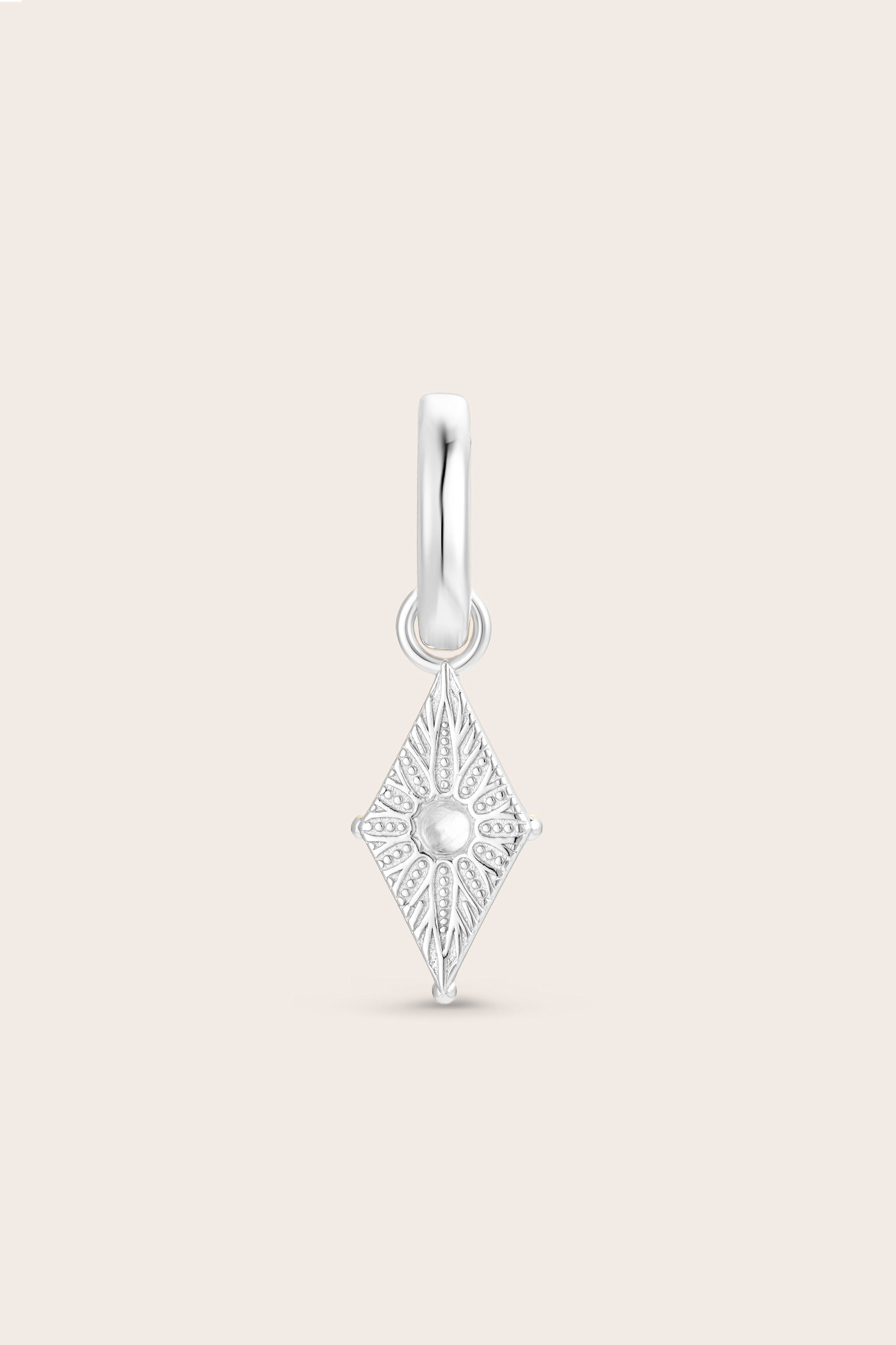 North Star Charm - Silver
