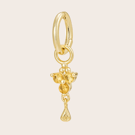 Birthstone Charm Gold