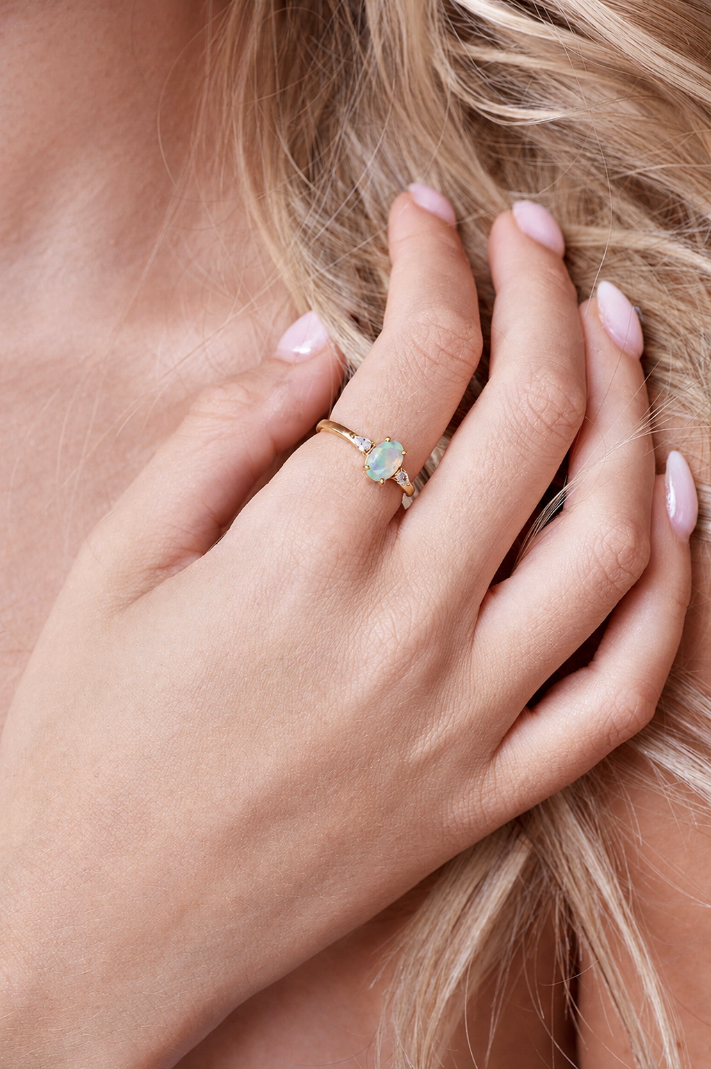 October Birthstone Ring - Gold