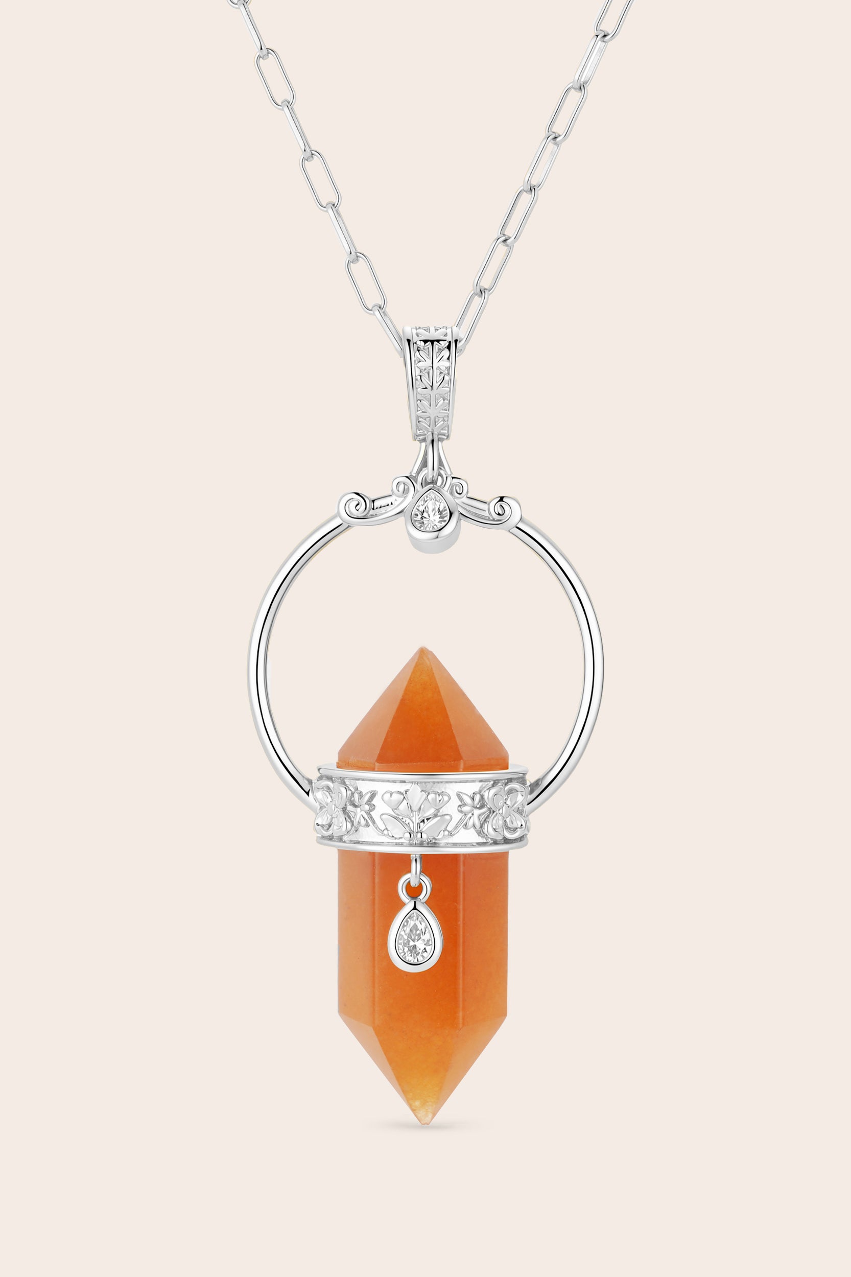 Golden Hour Necklace - Silver