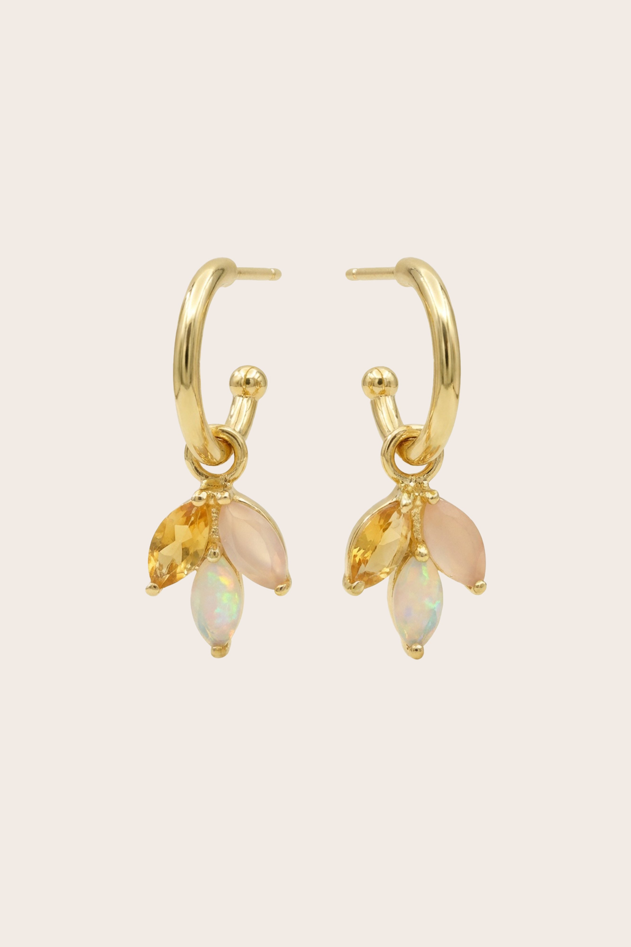 Garden Trio Hoops - Gold