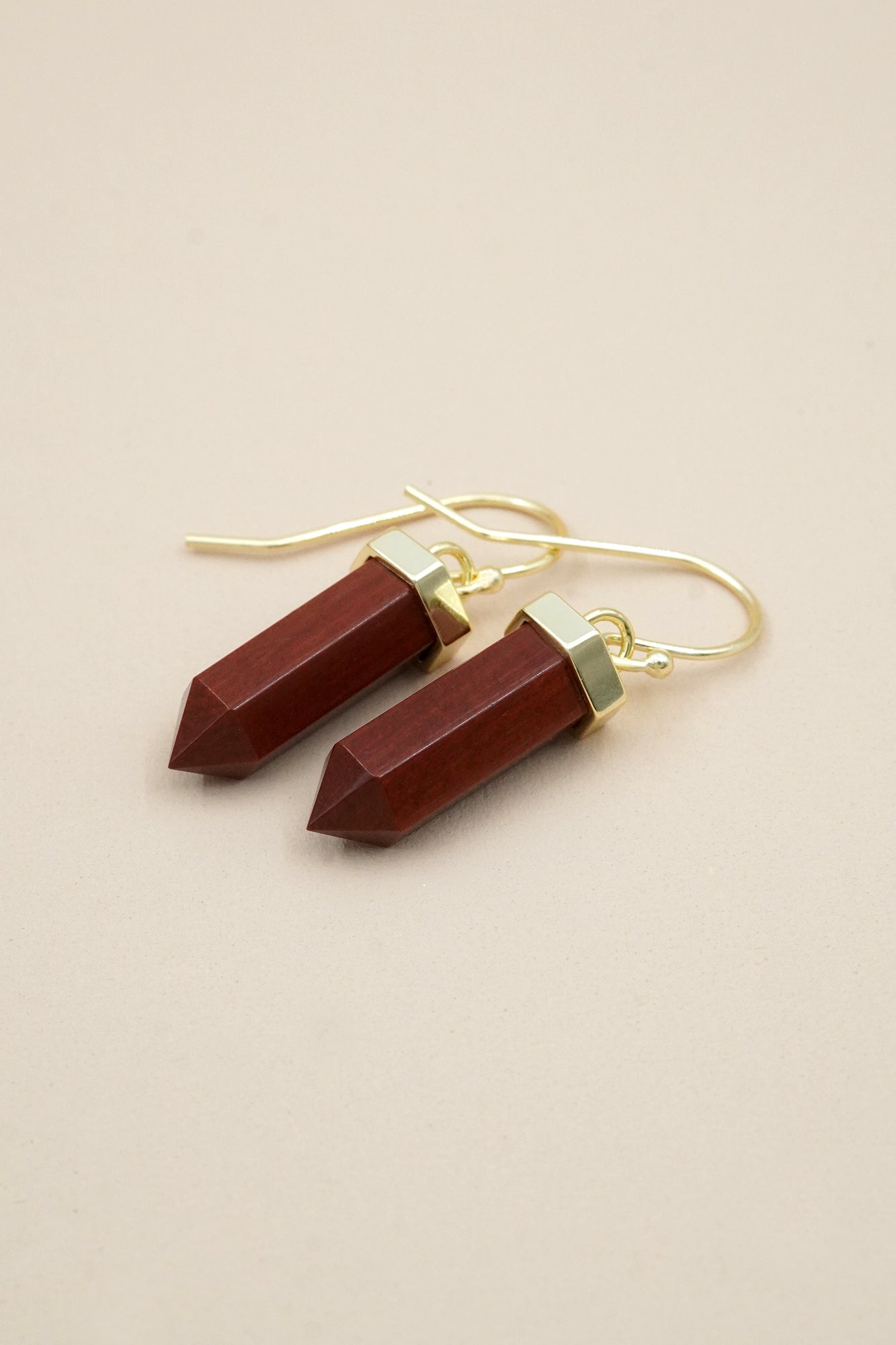 Jasper Grounded Earrings - Gold