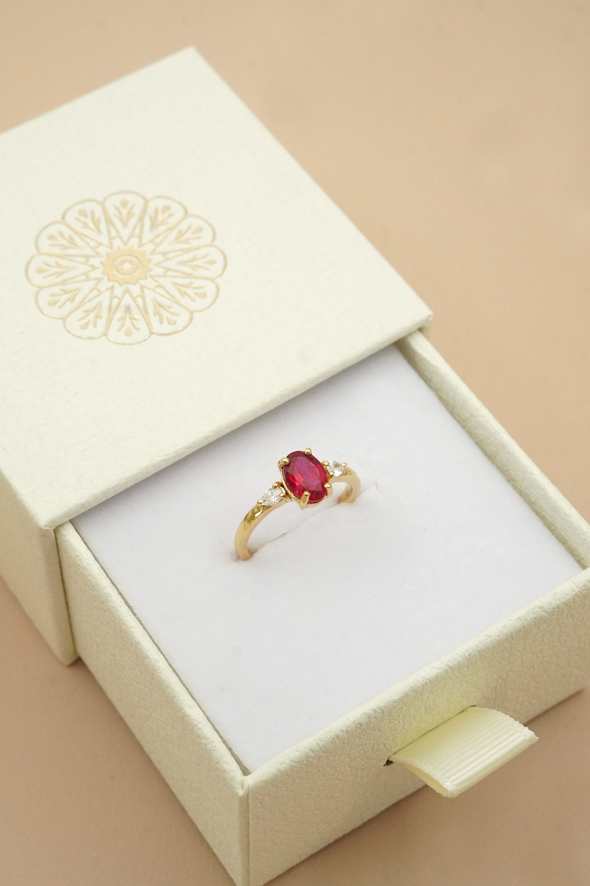 July Birthstone Ring - Gold