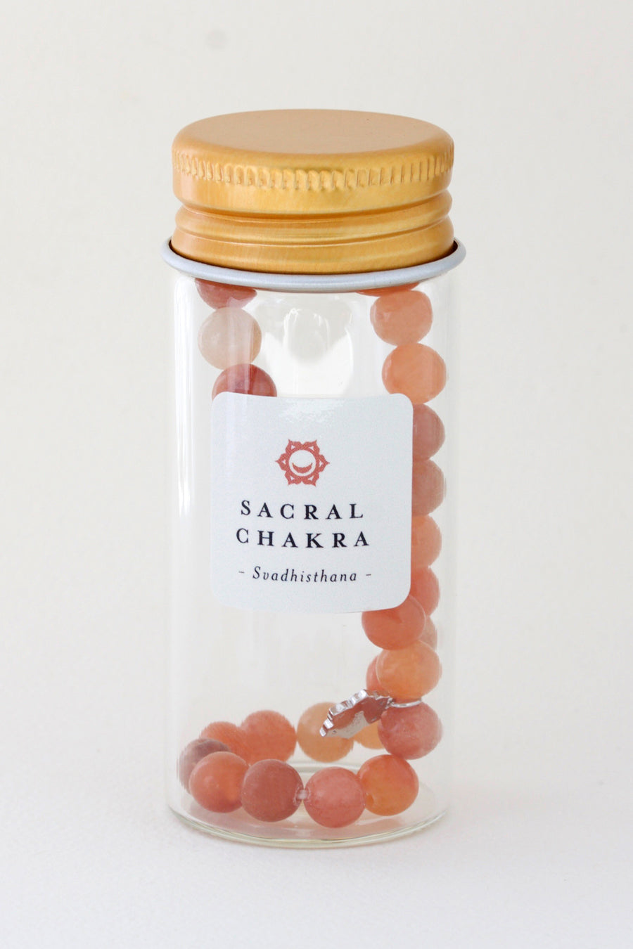 Sacral Chakra Bracelet Silver