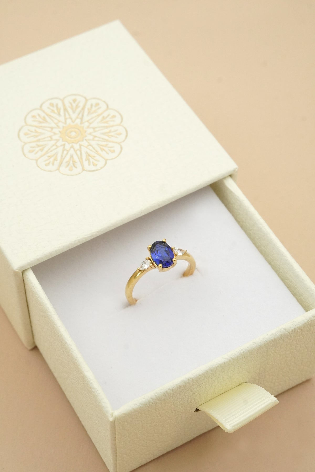 September Birthstone Ring - Gold