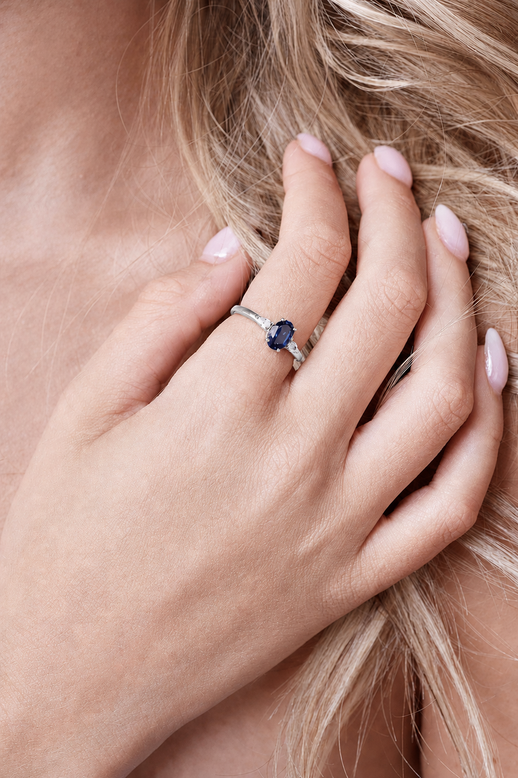 September Birthstone Ring - Silver