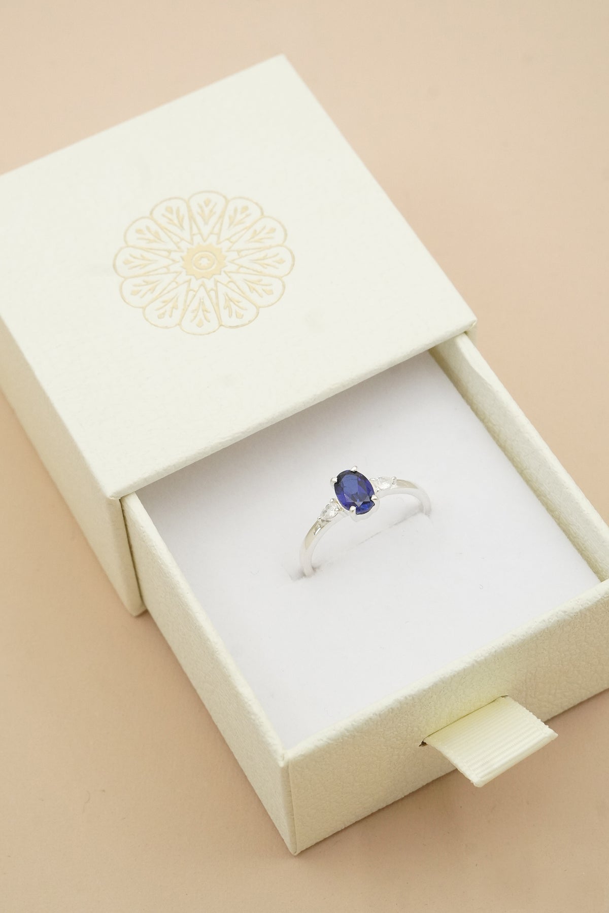 September Birthstone Ring - Silver