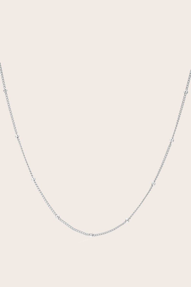Satellite Chain Necklace -  Silver