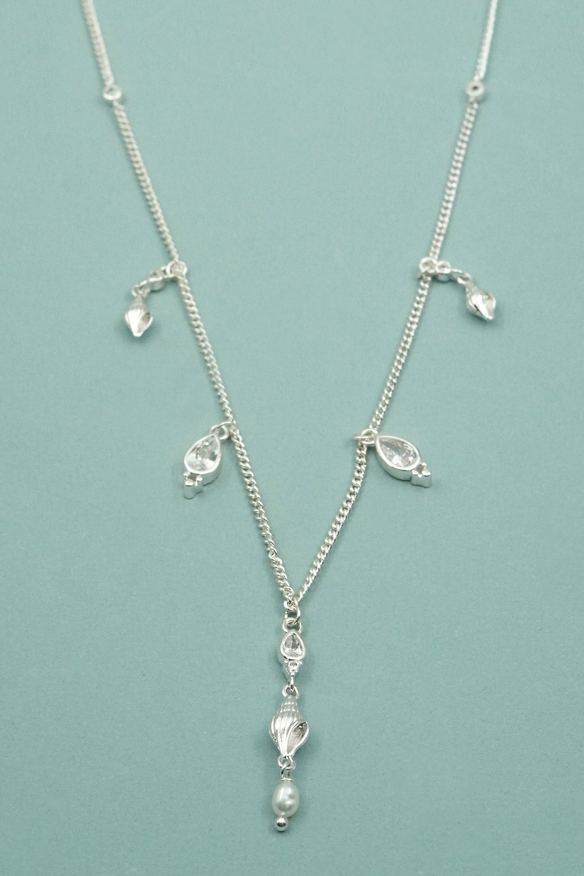 Silver Sea Goddess Necklace